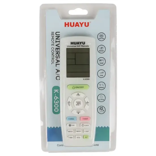Huayu K-6300 Üniversal A/C Akıllı Klima Kumandası resmi