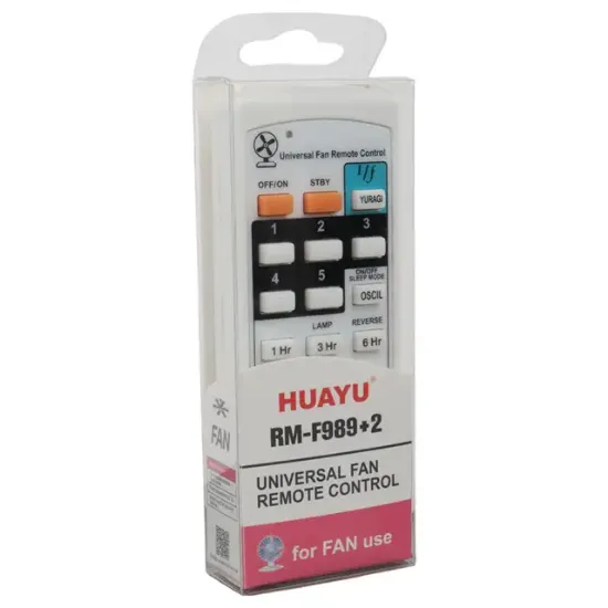 Huayu RM-F989+2 Universal Vantilatör Akıllı Kumanda resmi