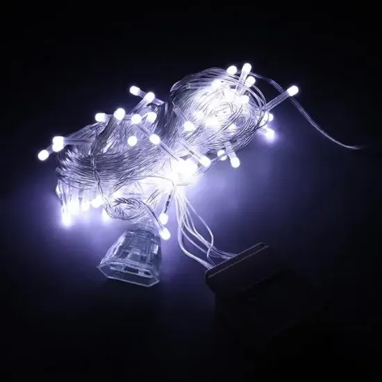 Winnboss WN-1182 Beyaz Renk 10 Metre Dekoratif Led Yılbaşı Işığı 5 Watt AC220V resmi