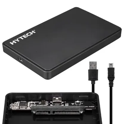 Hytech HY-HDC21 2.5" USB 2.0 SATA Harici Hard Disk Kutusu Siyah resmi