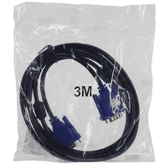 Hytech HY-VGA113 Erkek/Erkek 3 Metre Vga Görüntü Data Kablosu resmi