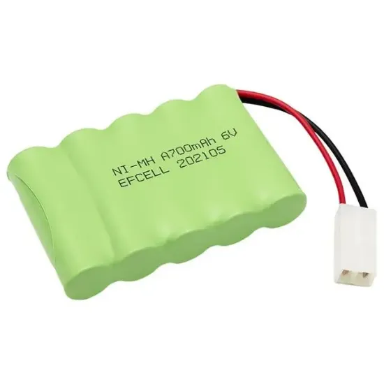 Efcell EF-202105 6 Volt 700mAh 5'li Oyuncak Araç Pili Soketli 71x50x15mm resmi