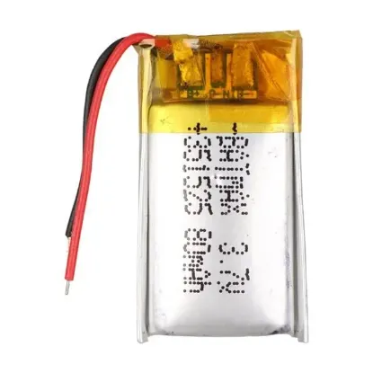 PowerMaster 351525 3.7V 80mAh Lityum Polimer (Li-po) Batarya Ciklet Pil resmi