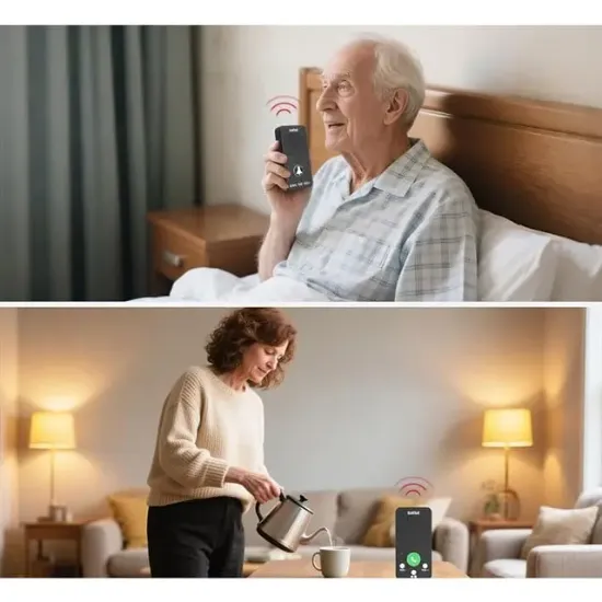 Hello D10A 1000 Mah Şarjlı İnterkom Kapalı Devre Konuşma Sistemi resmi