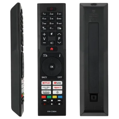 Jvc HJC123 RM-C3604 Netflix-Youtube-Prime Video Tuşlu Lcd-Led Tv Kumanda resmi