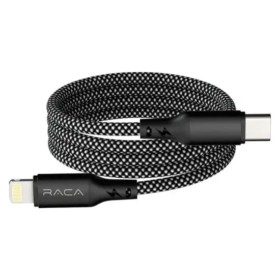 Raca RC20L 35 Watt Type-C to Lightning Manyetik Şarj Kablosu (1 Metre) - Siyah resmi