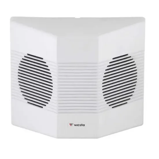 Westa WS-121T Beyaz 12 Cm Çift Yönlü 10 Watt 70-100V Trafolu Sütun Hoparlör resmi