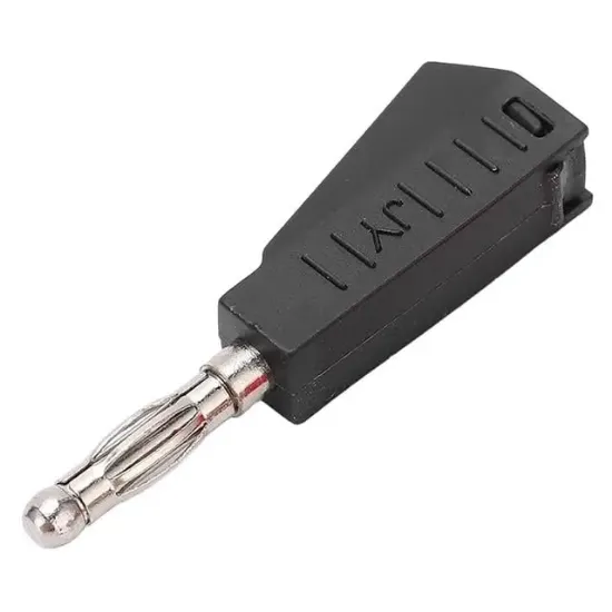 Powermaster IC-238D 4mm Banana Jack Üçgen Konnektör Siyah resmi