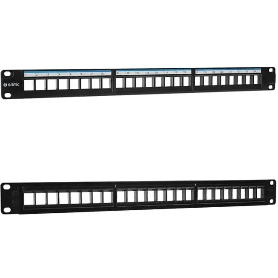S-Link SL-F24N Jack'sız 24'lü Patch Panel resmi