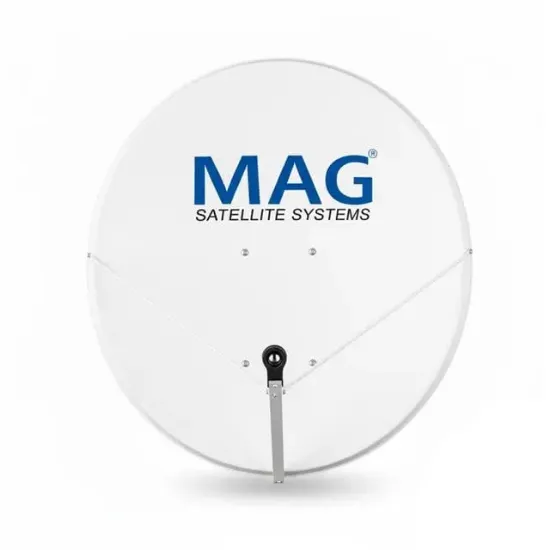 MAG 97cm 3 Kollu Ofset Çanak Anten Büyük Mountlu Profesyonel Seri (10'lu Paket) resmi