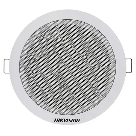 Hikvision DS-QAE0206G1-V 5.25" 6W 8Ohm Analog 100V Trafolu Tavan Gömme Hoparlör Beyaz resmi