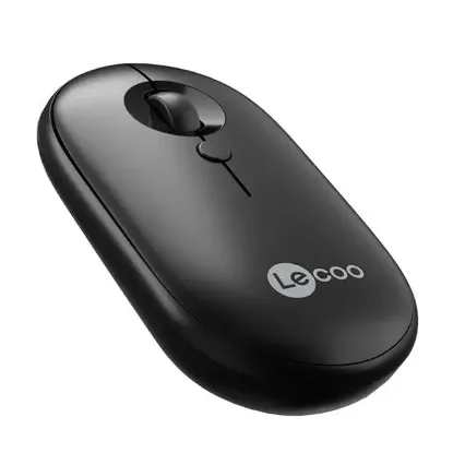 Lenovo Lecoo WS212 1600 DPI 4 Tuşlu Kablosuz Siyah Optik Mouse resmi