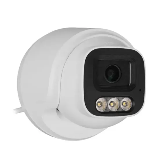 Plato PL-37711 AHD Dome Güvenlik Kamera 2MP 3.6MM 3 Warm Led Sesli Renkli Gece Görüş (Mikrofonlu) resmi