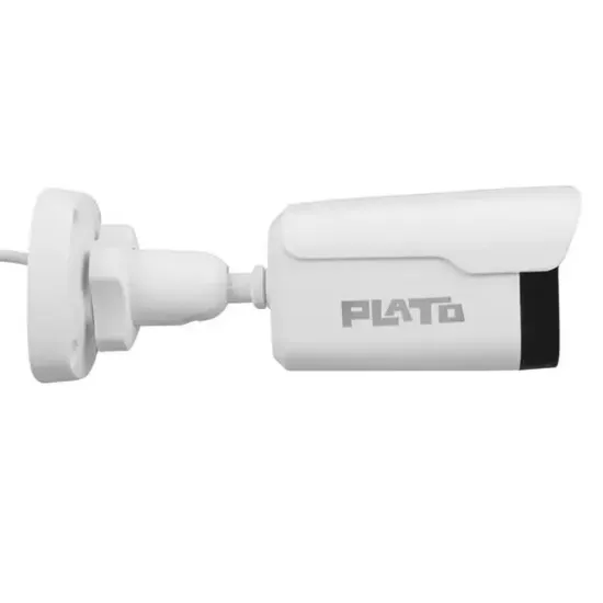 Plato PL-37707 AHD Bullet Güvenlik Kamera 2MP 3 Warm Led Sesli 3.6MM Renkli Gece Görüş (Mikrofonlu) resmi