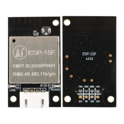 Ai-Thinker ESP-15F WiFi Modülü 2.4G 802.11b/g/n Kablosuz Haberleşme Kartı resmi