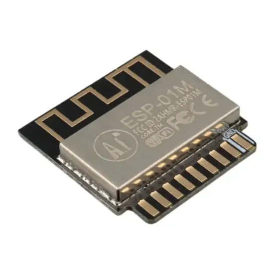 Ai-Thinker ESP-01M WiFi Modülü ESP8285 Çip Yerleşik Antenli Kablosuz Haberleşme Kartı resmi