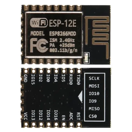 ESP-12E WiFi Modülü 2.4GHz Kablosuz Haberleşme Kartı Akıllı Ev IoT Uygulama Modülü resmi