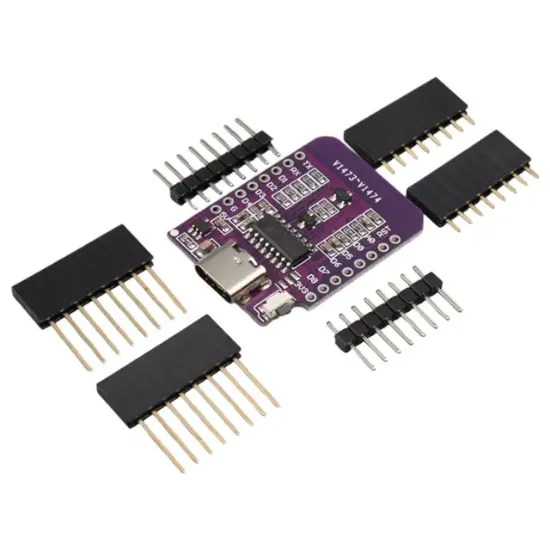Wemos D1 Mini V4.0 ESP-C3 Geliştirme Kartı Type-C Girişli WiFi Bluetooth Modülü resmi