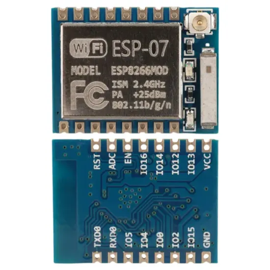 Mavi PCB ESP-07 WiFi Alıcı Verici Modülü 2.4GHz Kablosuz Antenli Haberleşme  IoT Kartı resmi