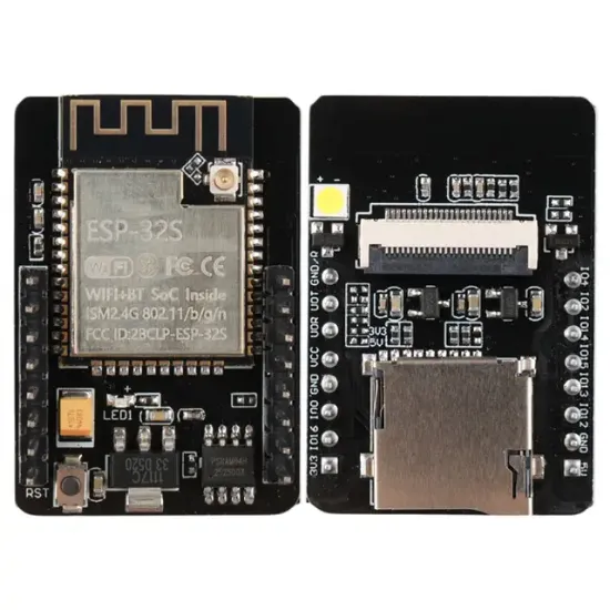 ESP32-CAM 2640S WiFi Bluetooth Geliştirme Kartı Dahili Kamera ve Micro SD Kart Harici Anten Girişli Modül resmi
