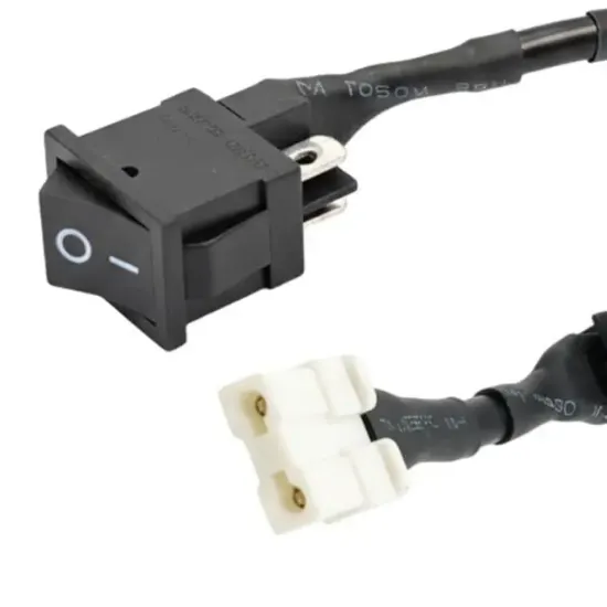 R13-0 2 Pin Siyah Soketli Yükseltici Anahtarı - 6A 250V (19x13mm) resmi