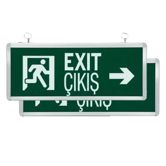 Horoz Robson HL330L 3 Watt 160 Lümen Şarjlı Acil Çıkış Sağ Sol EXIT Levhası Özellikleri (2'li Paket) resmi