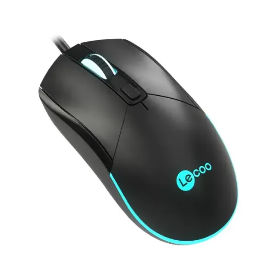 Lenovo Lecoo MS120 2400 DPI RGB Aydınlatmalı Kablolu Gaming Mouse resmi