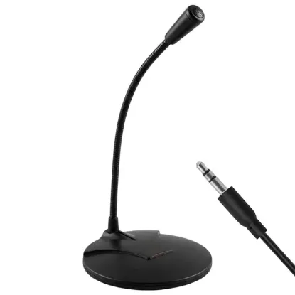 Snopy SN-130 Siyah Gürültü Engelleyici Masaüstü Mikrofon resmi