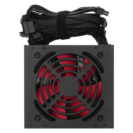 Everest EPS-600A Real 600W 4*SATA 12cm Fanlı Oyuncu PC Destekli Power Supply PSU resmi