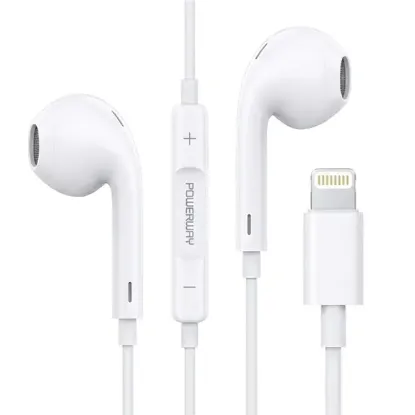 Powerway EarTON Iphone Lightning Konnektörlü Stereo Kulaklık resmi