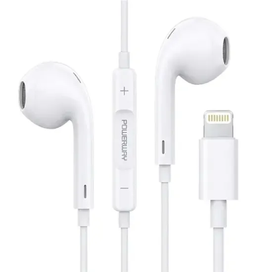 Powerway EarTON Iphone Lightning Konnektörlü Stereo Kulaklık resmi