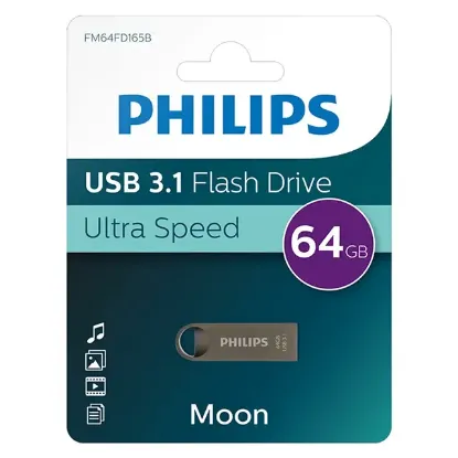 Philips Moon FM64FD165B/00 64GB USB 3.1 Flash Bellek resmi