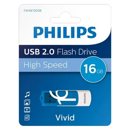 Philips Vivid FM16FD05B/00 16GB USB 2.0 Flash Bellek resmi