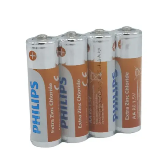 Philips Extra Zinc-Carbon Kalın Saat Kalem Pili AA (60'lı Paket) resmi