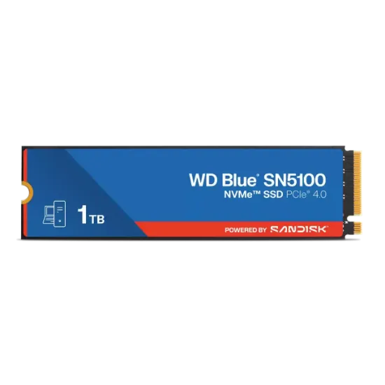 1TB WD BLUE SN5100 M.2 NVME 7100/6700MB/s WDS100T5B0E SSD resmi