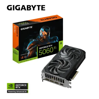 GIGABYTE RTX5060Ti WINDFORCE OC GV-N506TWF2OC-8GD 8GB GDDR7 128Bit resmi