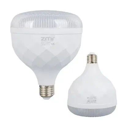 ZMR ZMR-113/B.65 50W Kristal Camlı T-Bulb Beyaz Led Ampul E27 6500K (15X19mm) resmi