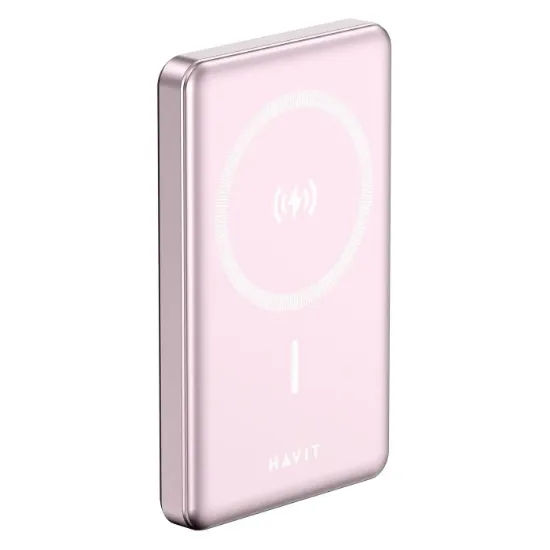 HAVIT PB5203 MAGESAFE 10.000MAH POWERBANK PEMBE resmi