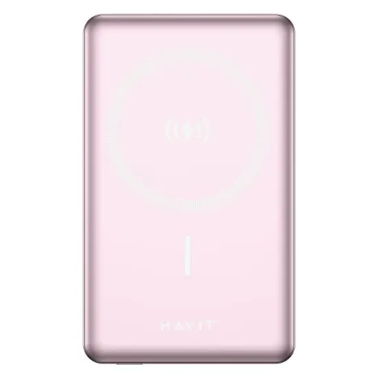 HAVIT PB5203 MAGESAFE 10.000MAH POWERBANK PEMBE resmi
