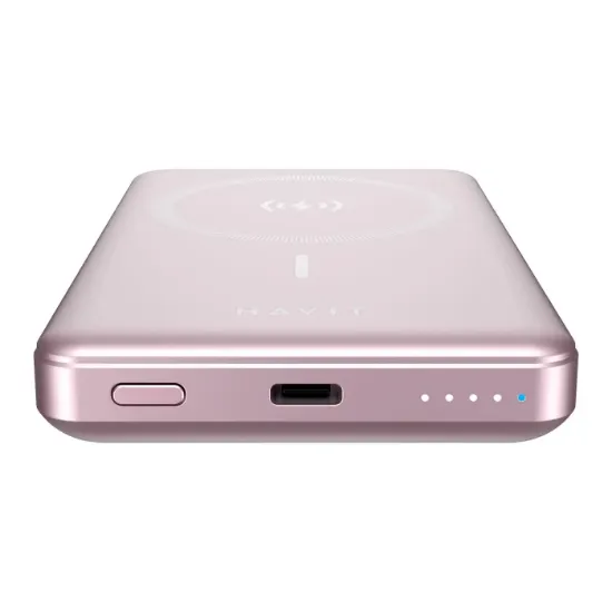 HAVIT PB5203 MAGESAFE 10.000MAH POWERBANK PEMBE resmi