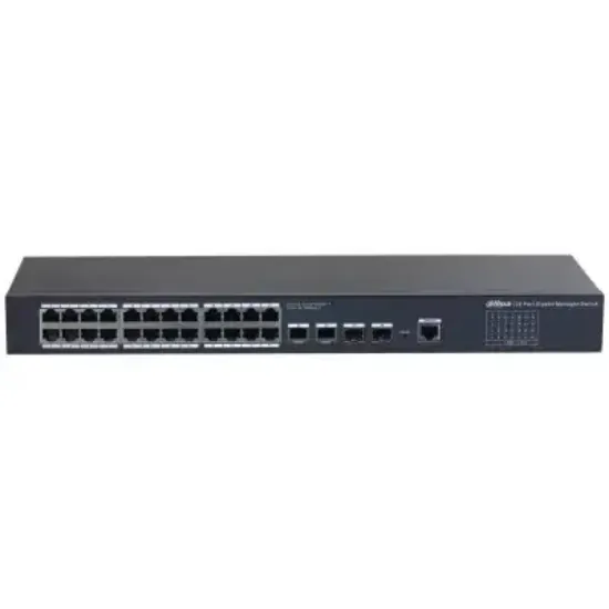 DAHUA SG4028 28 PORT 10/100/1000 +2SFP WEB YONETIL resmi
