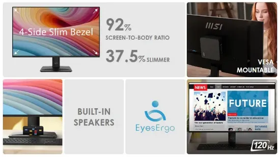 27 MSI PRO MP275 E2 1MS 120HZ IPS ADAPTIVE-SYNC  resmi