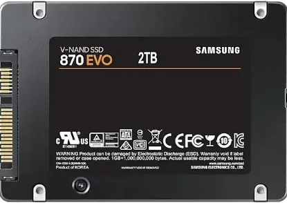 2TB SAMSUNG 870 EVO 560/530MB/s MZ-77E2T0BW SSD (Resmi Distribütör Garantili) resmi