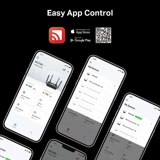 Mercusys MR25BE Dual Band Wi-fi 7 Router resmi