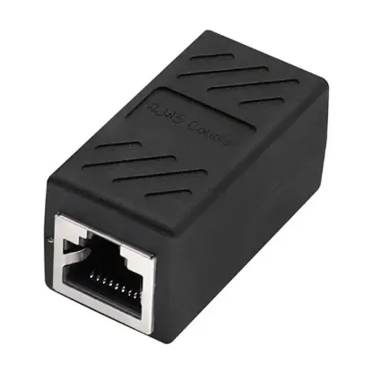 PowerMaster PM-24809 RJ45 to RJ45 Kaplin-Coupler Dişi Metal 8P-8C Ara Aparat (Tekli) resmi