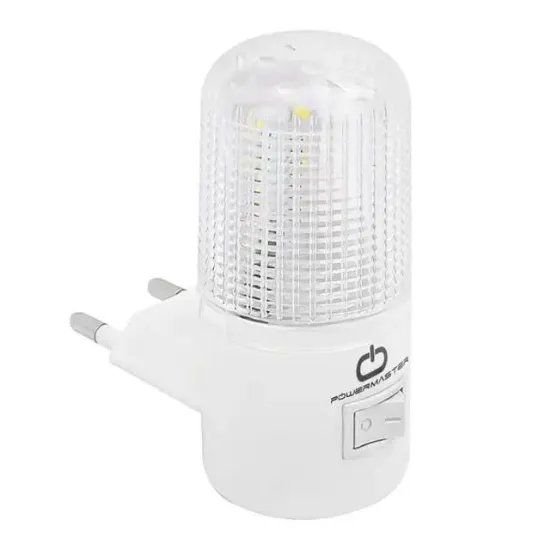 Powermaster QL-102 Ledli Anahtarlı Gece Lambası (0.5 Watt Saatte) resmi