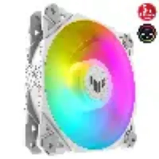 ASUS TUF GAMING TF120 ARGB BEYAZ KASA FANI resmi