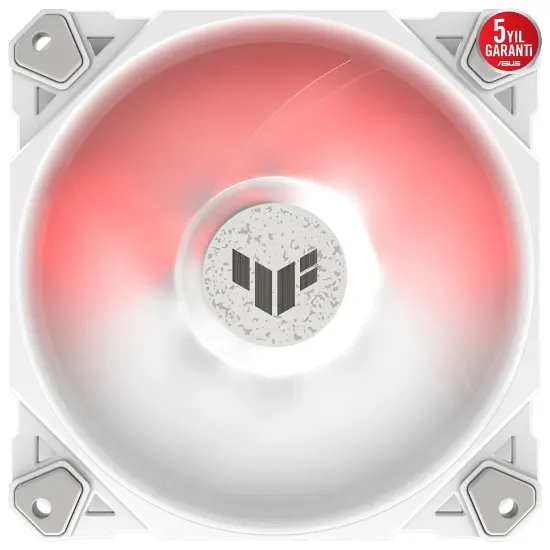ASUS TUF GAMING TF120 ARGB BEYAZ KASA FANI resmi