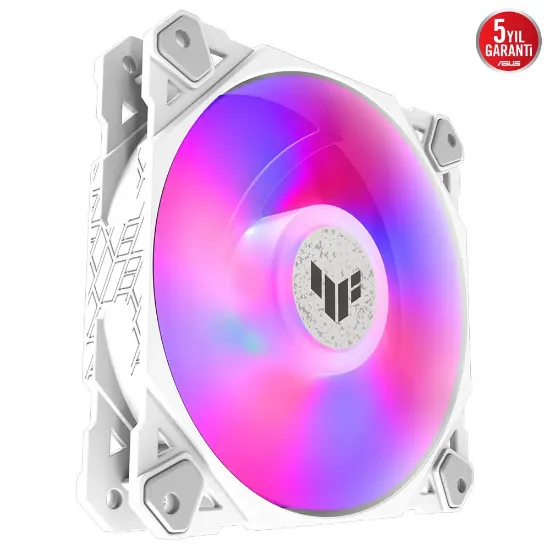 ASUS TUF GAMING TF120 ARGB BEYAZ KASA FANI resmi
