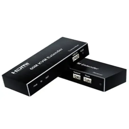 Novacom NVC-KVM60 4K 60 Metre HDMI+USB+IR To Cat6 Kvm Extender resmi